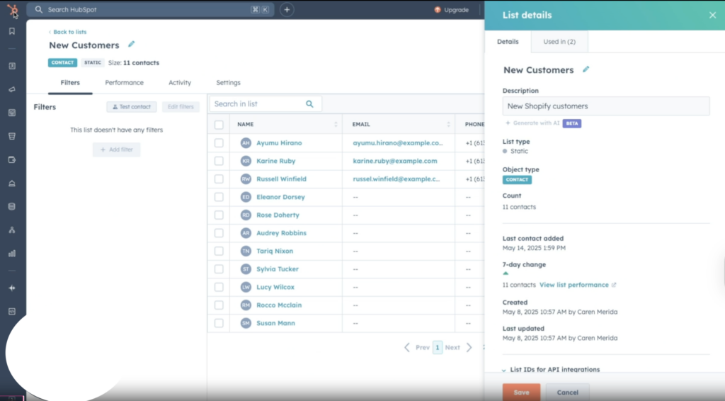 Hubspot .ai Shopify tool